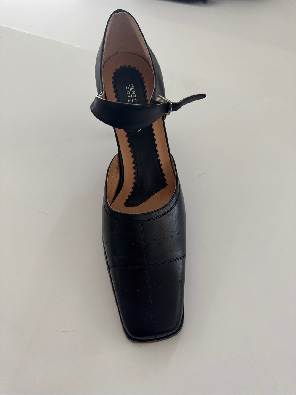 Charles & Keith Black Mary Jane Block Heel